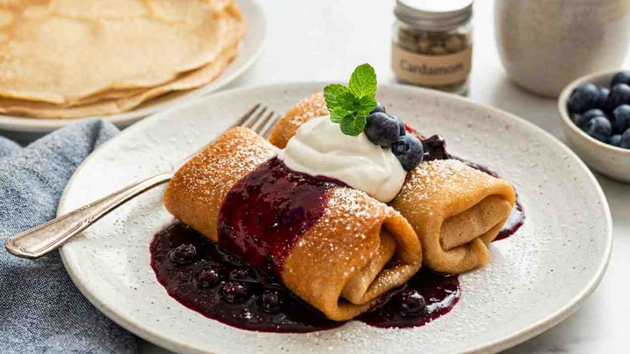 Blueberry Blintzes